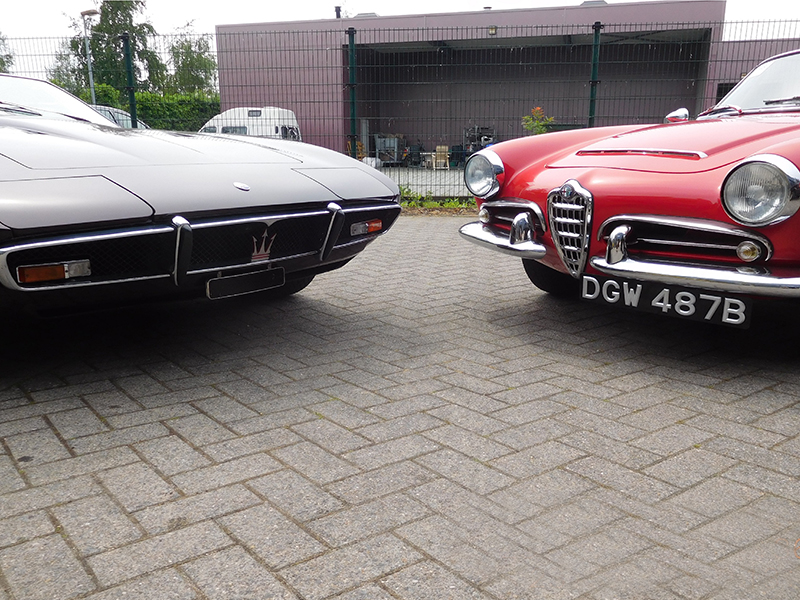 Alfa Giulietta Sprint & Maserati Ghibli